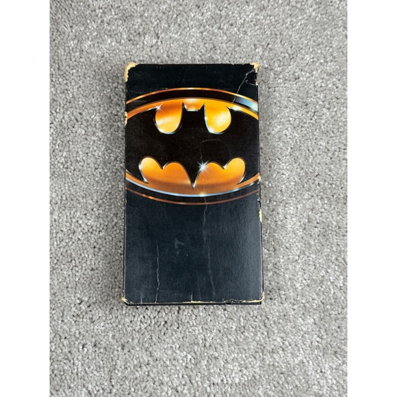 Batman VHS Movie 1989 (not tested) Michael Keaton Jack Nicholson Warner Bros - Picture 1 of 8